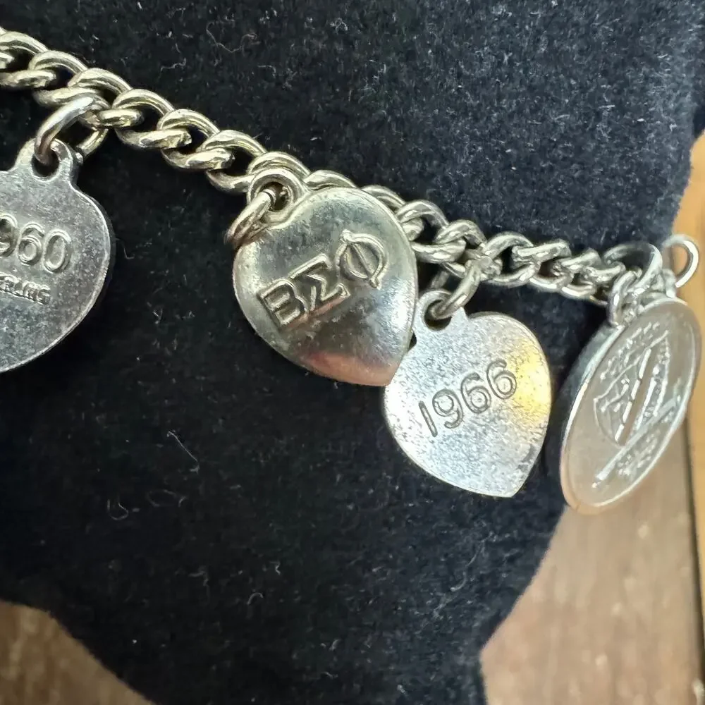 Beta Epsilon Phi sterling silver